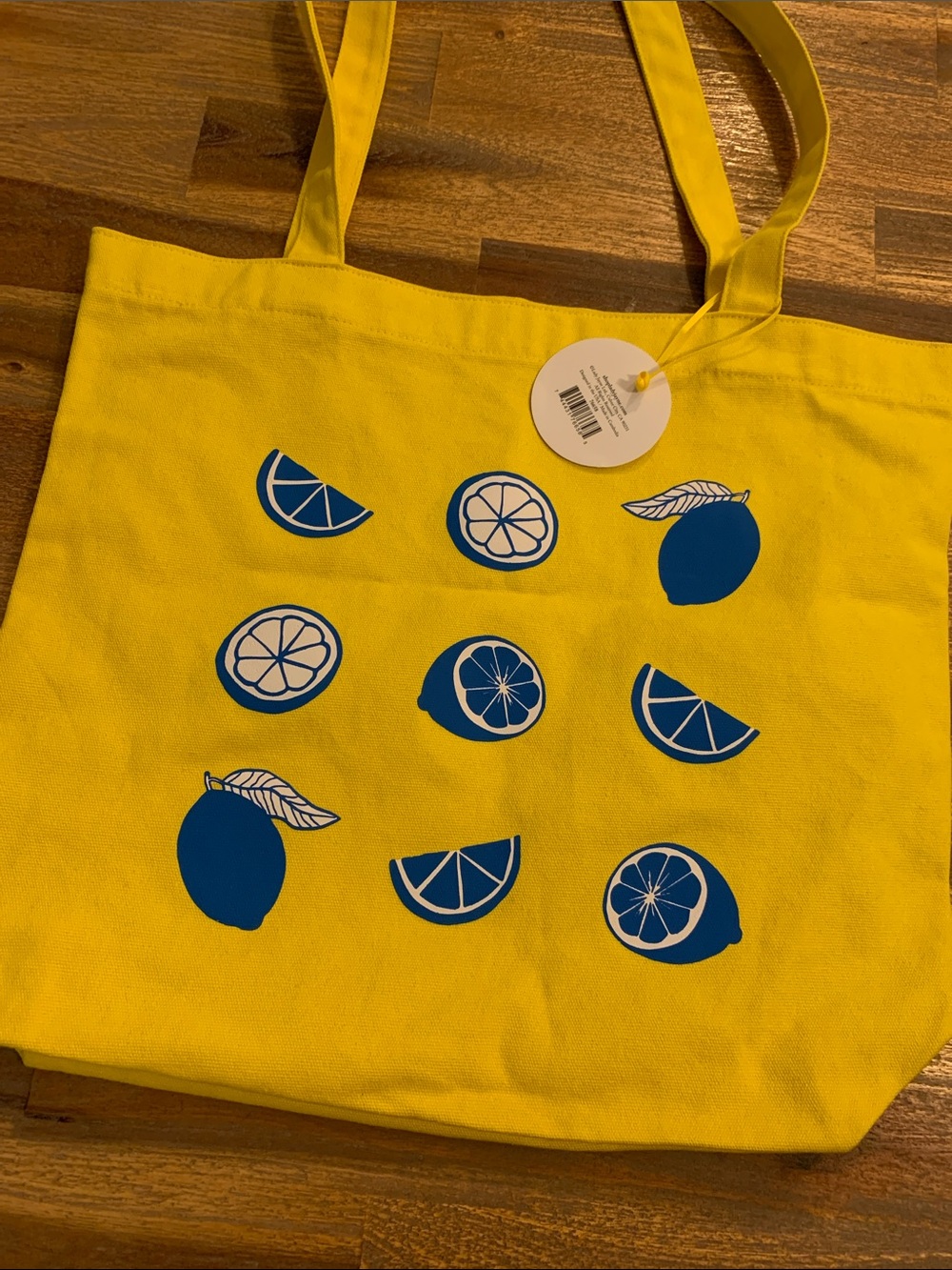 Lemon tote bag! New with tags.
